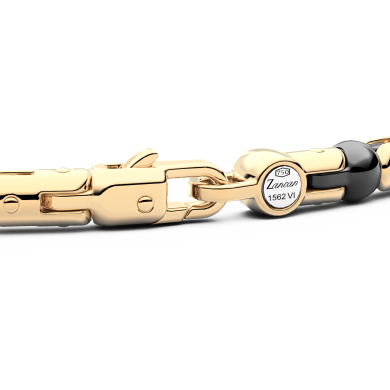 Bracciale Zancan in oro 18kt e ceramica nera