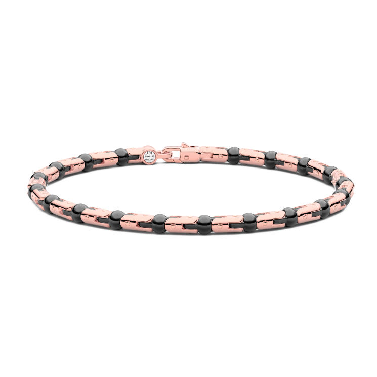Zancan bracelet in 18kt gold and black ceramic