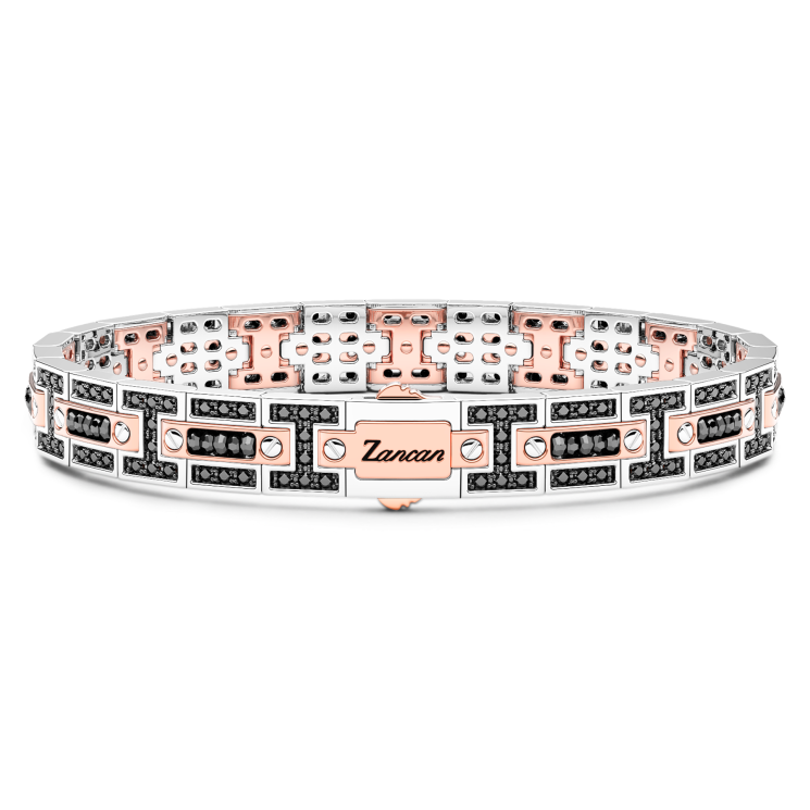 Zancan-Armband aus 18 Karat Gold und Diamanten