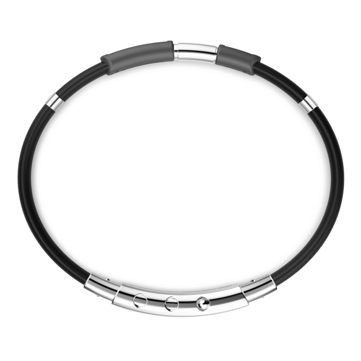Bracciale Zancan in oro 18kt, titanio e argento