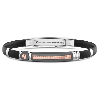 Bracciale Zancan in Oro 18kt, titanio e argento