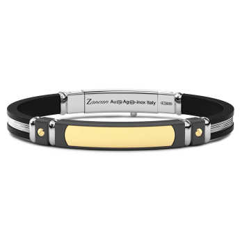 Bracciale Zancan in Oro 18kt, titanio e argento