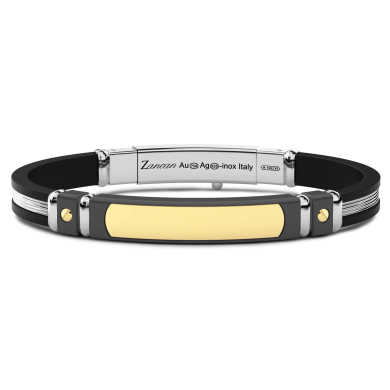 Bracciale Zancan in Oro 18kt, titanio e argento