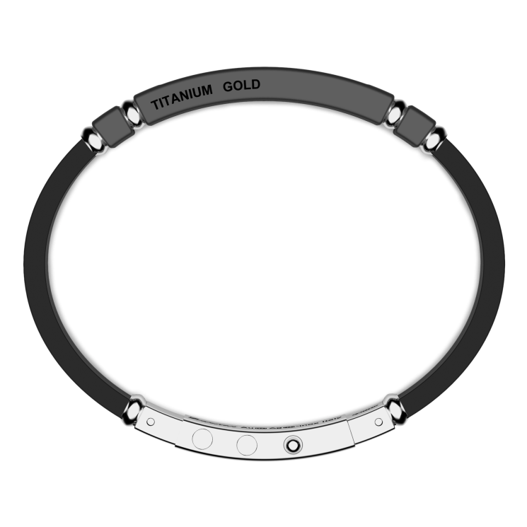 Bracciale Zancan in Oro 18kt, titanio e argento