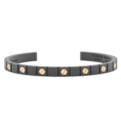 Bracciale Zancan in oro 18kt e titanio