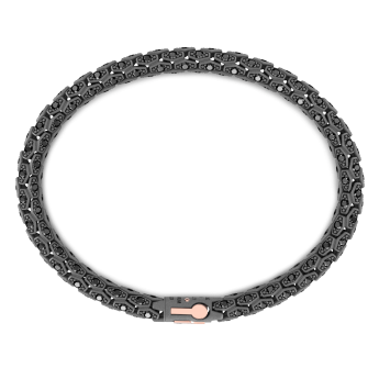 Zancan-Armband aus 18 Karat Gold, Titan und schwarzen Diamanten 2