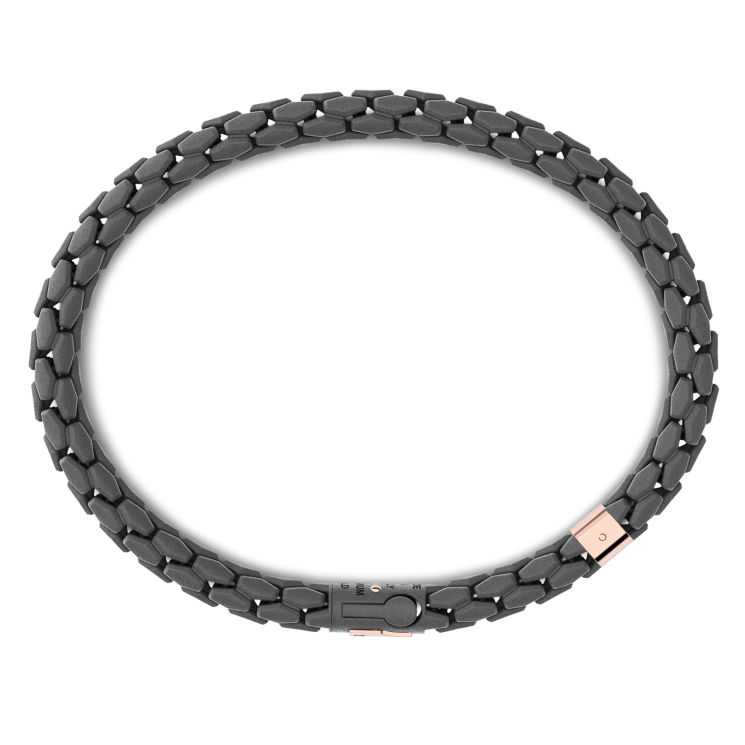 Zancan bracelet in 18k gold and titanium