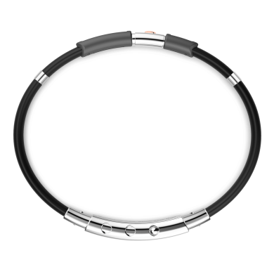 Zancan bracelet in 18k gold, titanium and silver