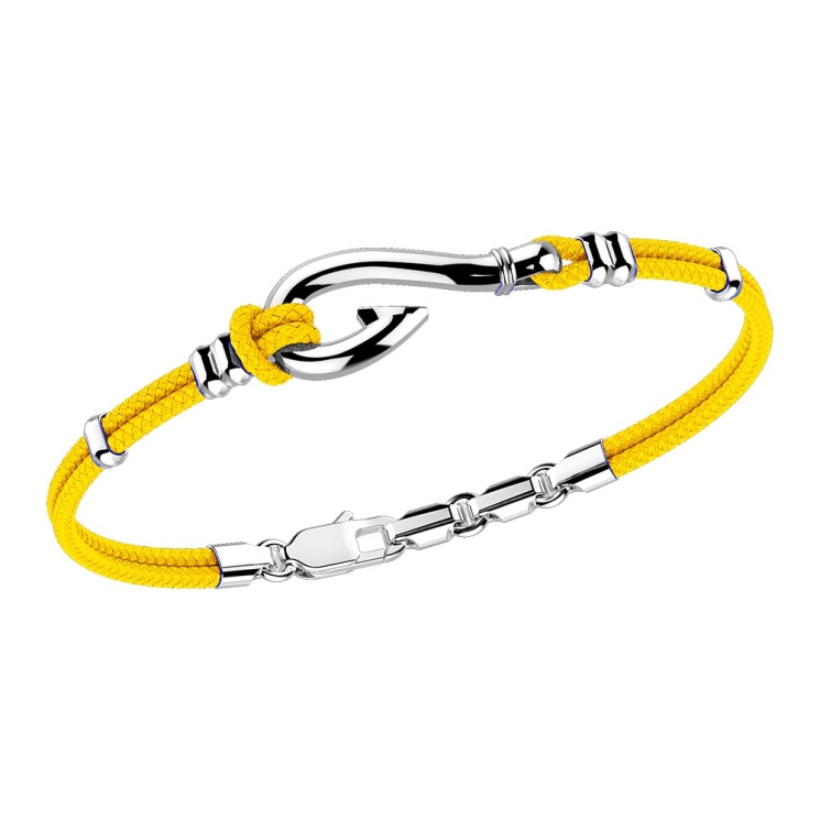 Zancan silver bracelet with silver hook.