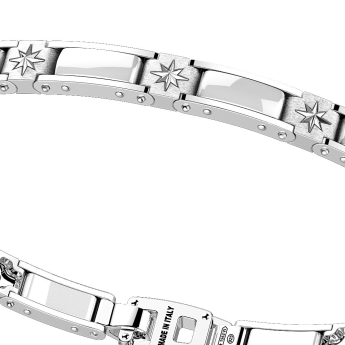 Zancan silver and ceramic bracelet with wind rose. 2