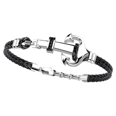 Bracciale in argento e zaffiri bianchi.