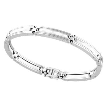 Silver and black ceramic bracelt 2