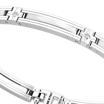 Bracciale in argento e ceramica. 2