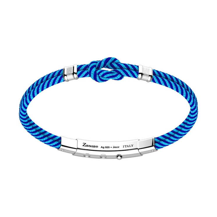 Zancan-Armband aus Kevlar mit Seemannsknoten.