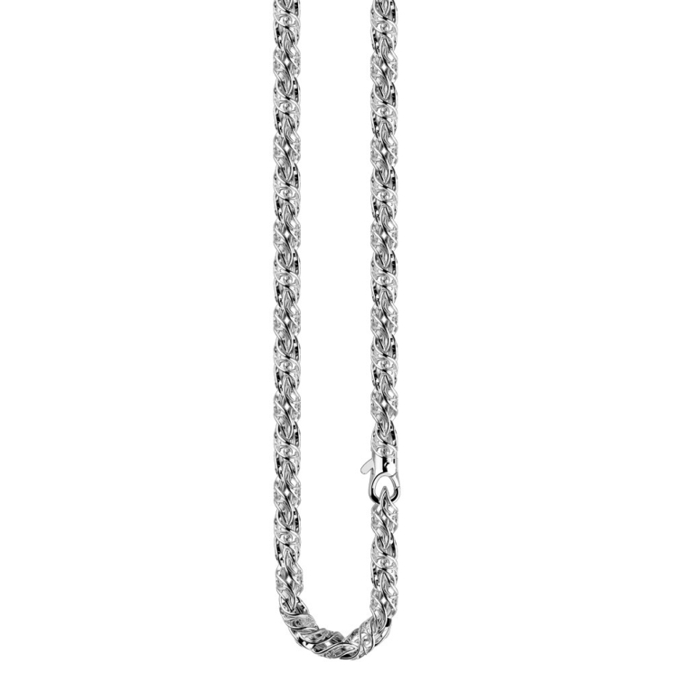Collar Zancan de plata solo malla.