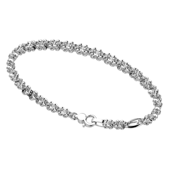 Zancan silver link-only bracelet