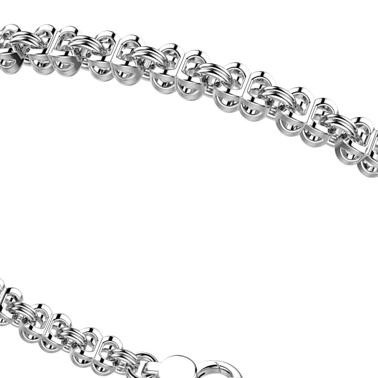 Zancan-Gliederarmband aus Silber.