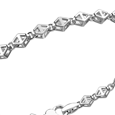 Pulsera Zancan solo malla de plata