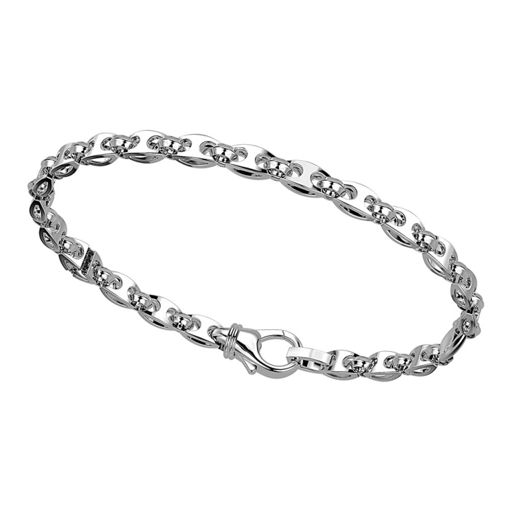 Zancan-Gliederarmband aus Silber.