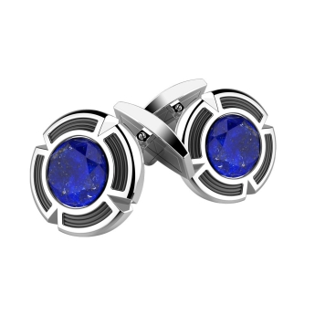 Gemelli in argento con Lapis.