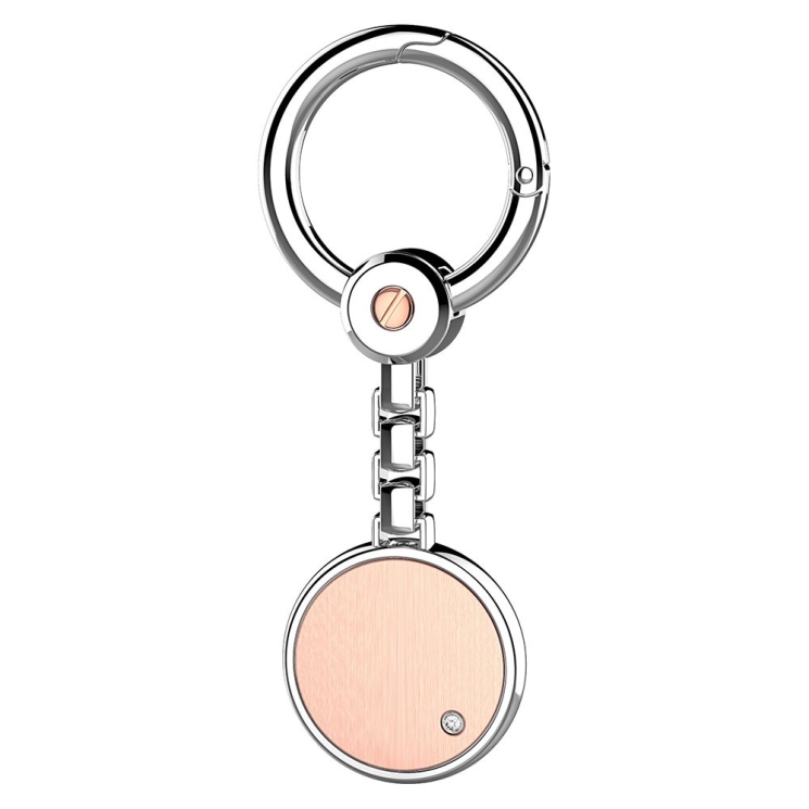 Portachiavi in argento e oro rosa