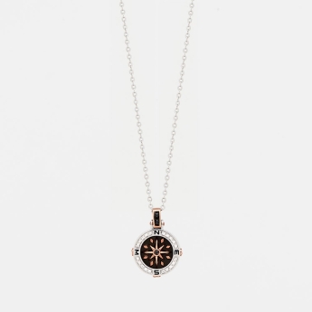 Collana da uomo con pendente in oro bianco. 2