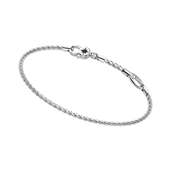 Zancan silver link-only bracelet