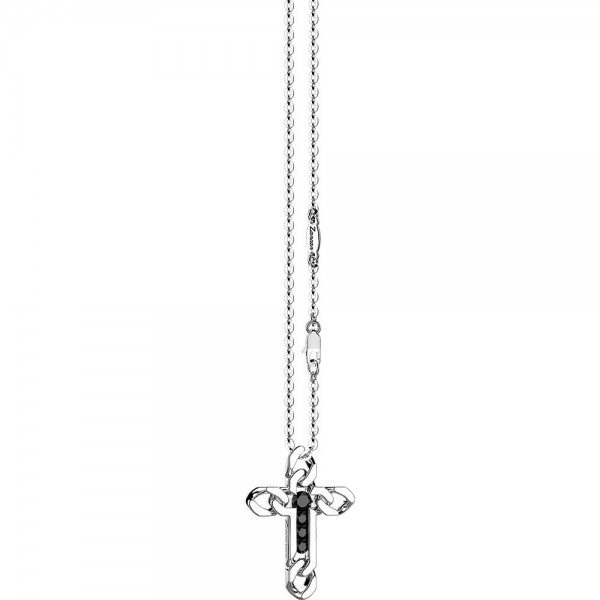 Men's silver necklace