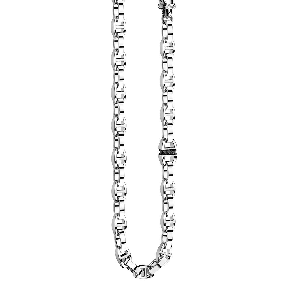 Collar Zancan solo malla de plata.