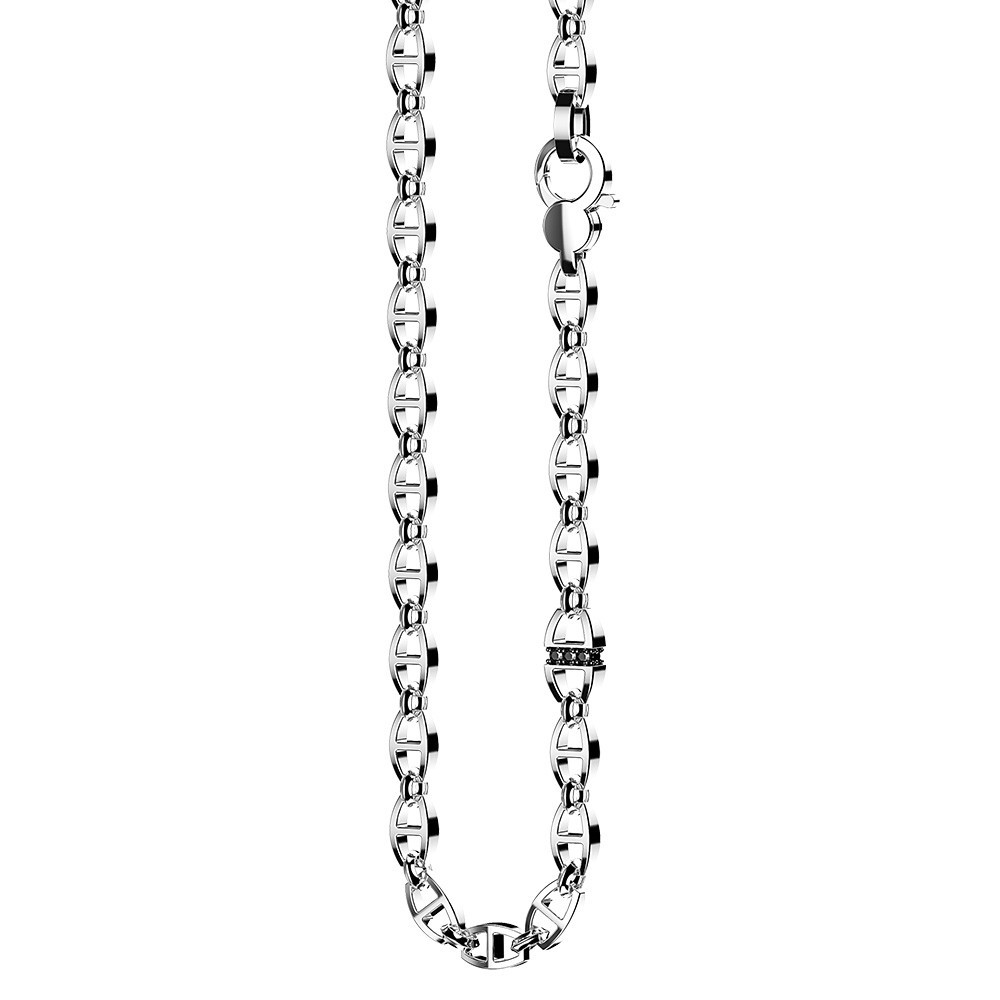 Collar Zancan solo malla de plata.