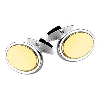 Gemelli in argento e oro.