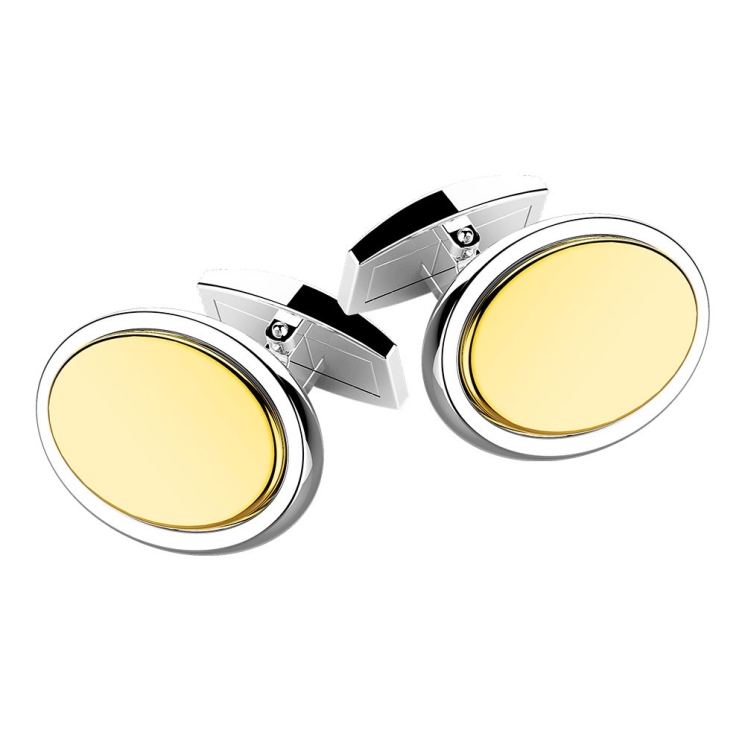 Gemelli in argento e oro.