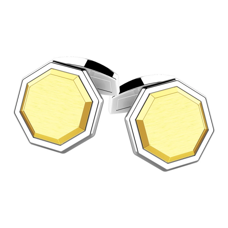 Gemelli in argento e oro.