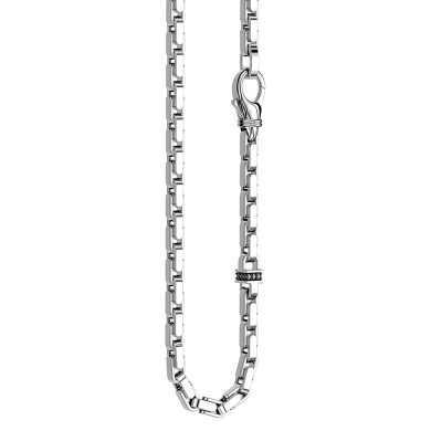 Zancan silver link-only necklace.