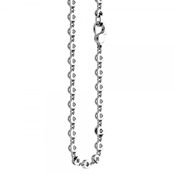 Zancan silver link-only necklace.