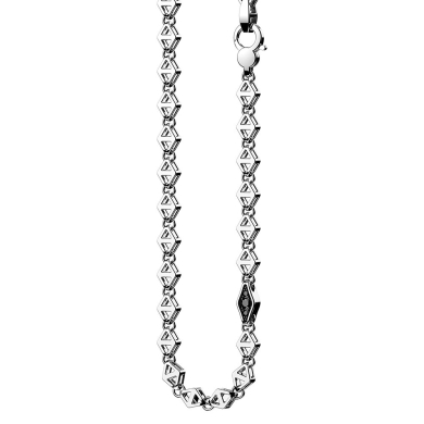 Zancan silver link-only necklace.