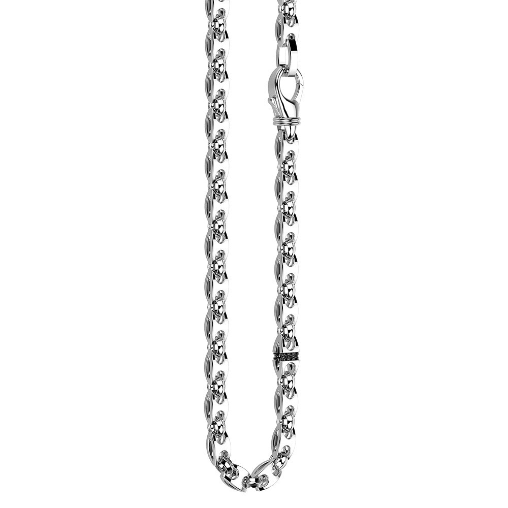 Collar Zancan solo malla de plata.