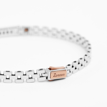 Bracciale da uomo in oro bianco. 2