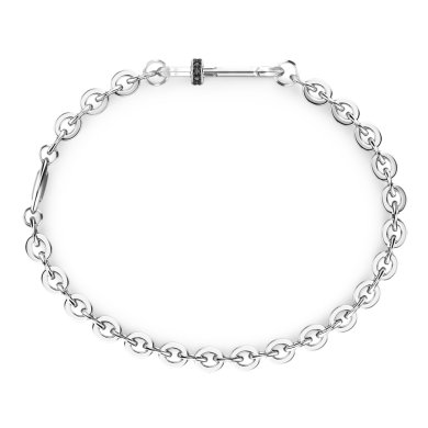 Zancan silver link-only bracelet
