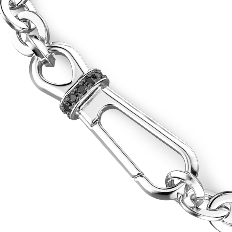 Bracciale solo maglia Zancan in argento