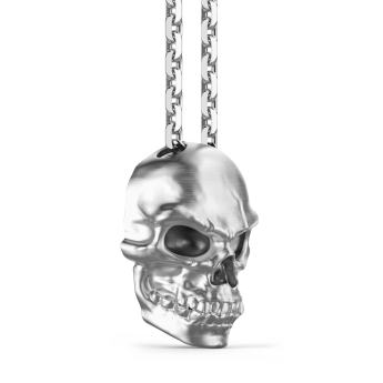 Collana Zancan in argento con pendente a teschio. 2