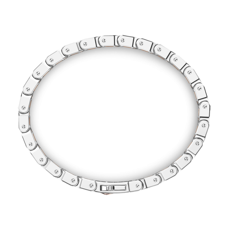 Bracciale da uomo Zancan in argento e oro rosa.
