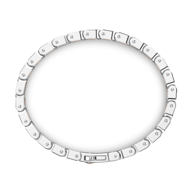 Bracciale da uomo Zancan in argento e oro rosa.