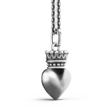 Collana Zancan in argento con cuore.