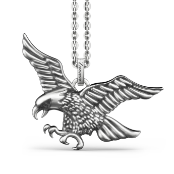Zancan silver necklace with eagle.