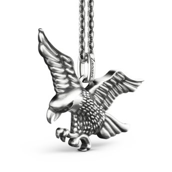 Collana Zancan in argento con aquila. 2