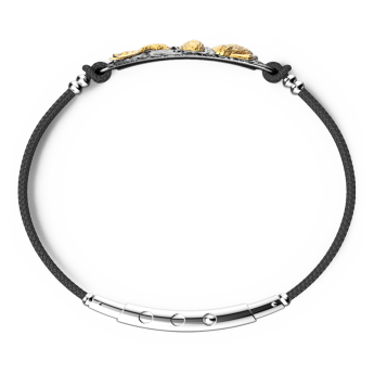 Bracciale Zancan in argento brunito con Sirena. 2