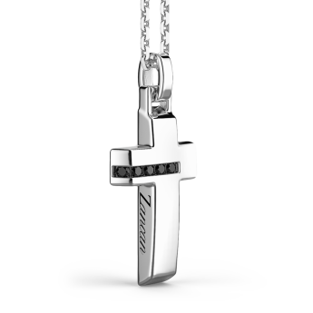 Collana Zancan in argento con pendente a croce. 2