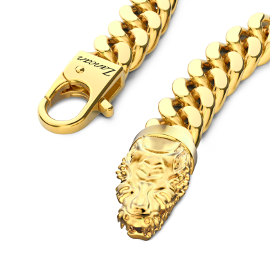 Bracciale a grumetta Zancan in argento con chiusura a testa di coccodrillo.