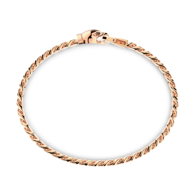 Zancan silver curb chain bracelet with eagle head closure.